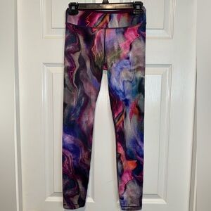 Athleta Girl Printed Chit Chat Tight Leggings. Size XL/14